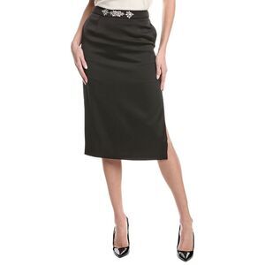Generation Love Womens  Kori Satin Skirt, Black
